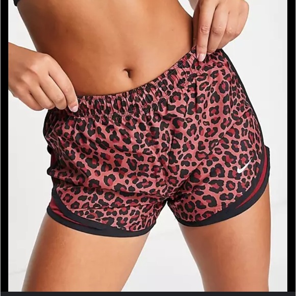 Nike Shorts Nike Running Drifit Tempo Leopard Print Shorts Poshmark